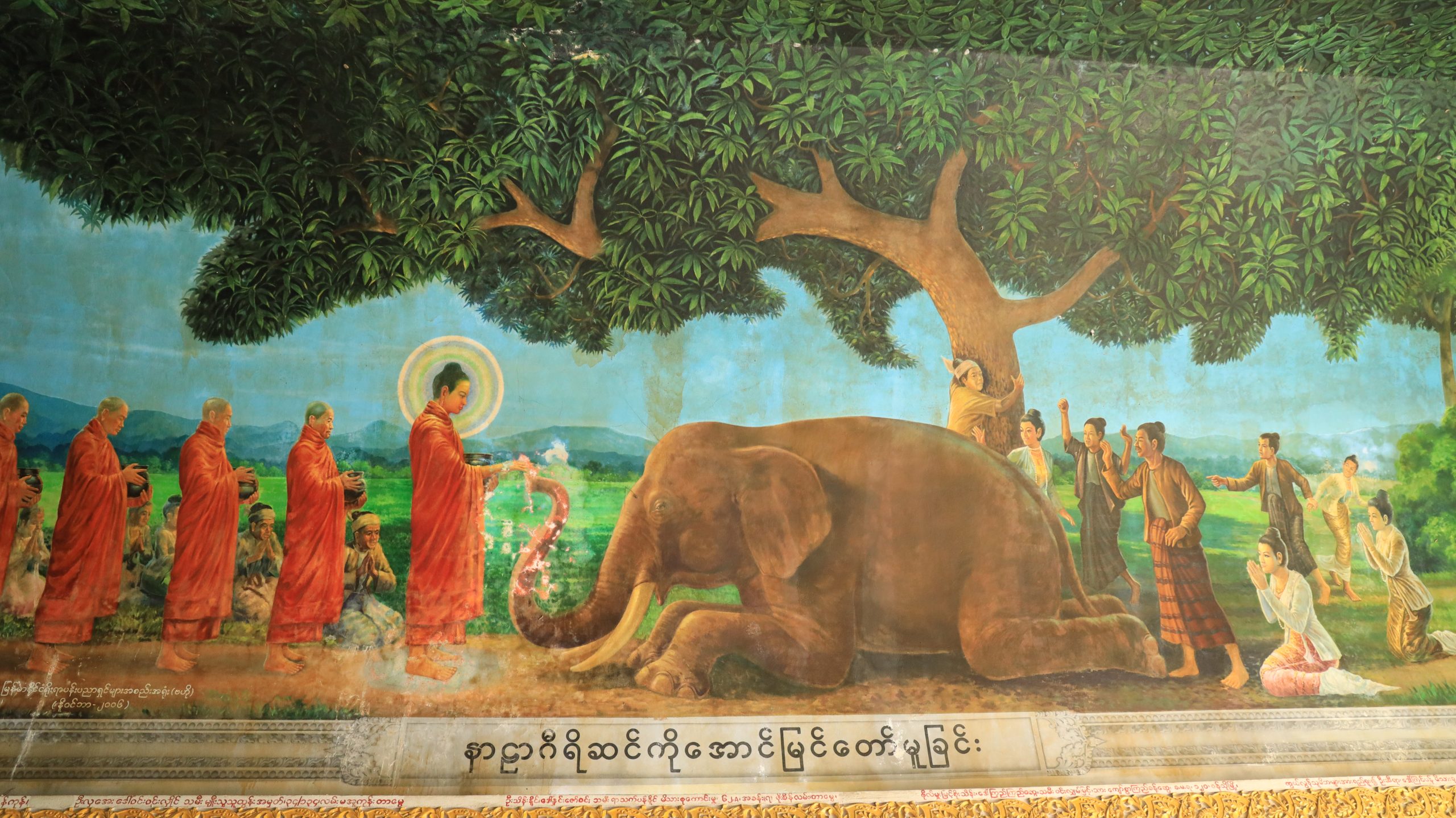 နာဠာဂီရိဆင်ကိုအောင်မြင်တော်မူခြင်း